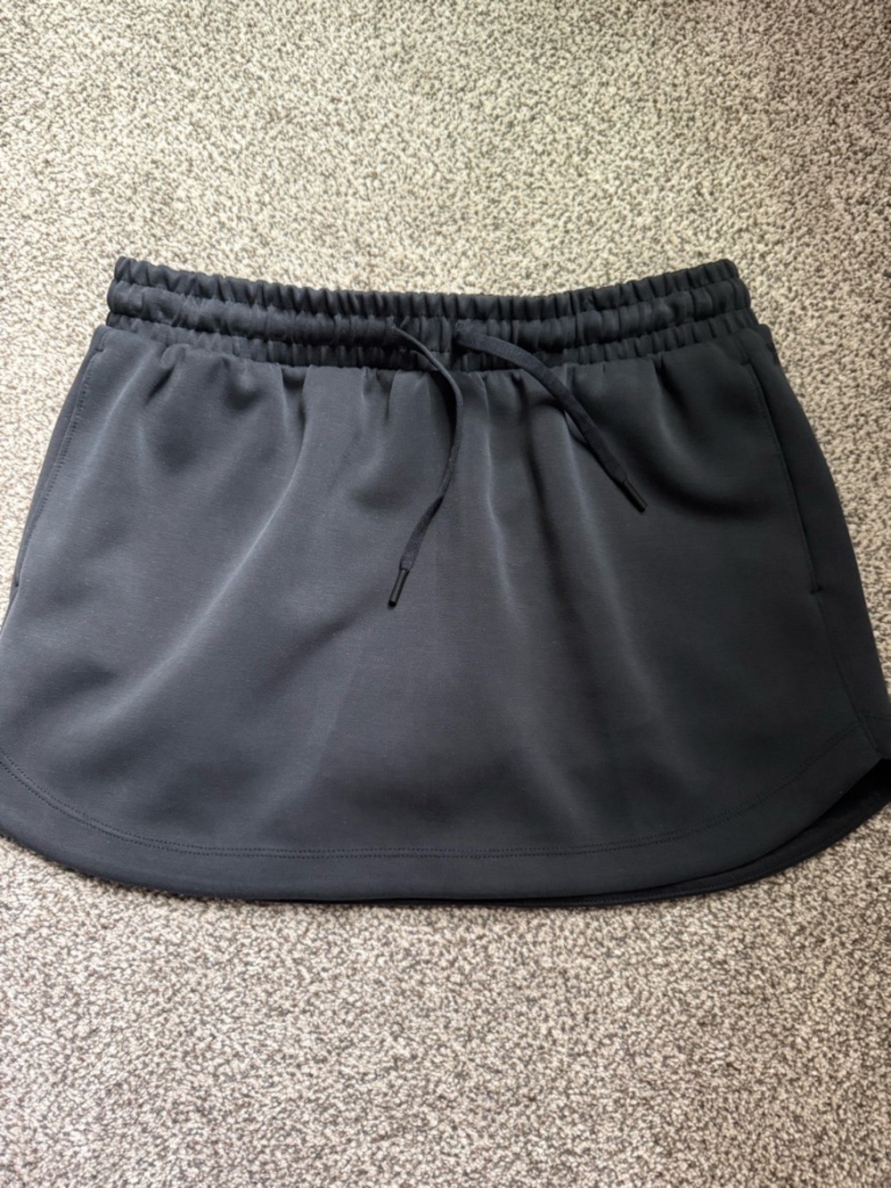 all in motion Black Athletic Drawstring Mini Skirt